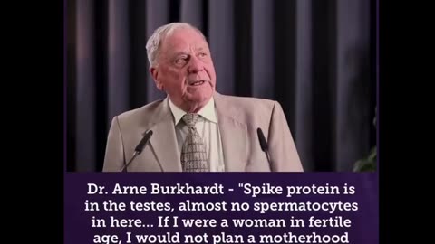 Prof. Dr. Arne Burkhardt: Spike Protein is Replacing Sperm