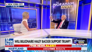 'It’s A Binary Choice': Ingraham Presses Home Depot Co-Founder On If He'll Endorse Trump