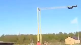 Stunning swing in a park - Must see