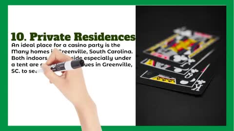 Greenville Casino Party - Choosing a Venue