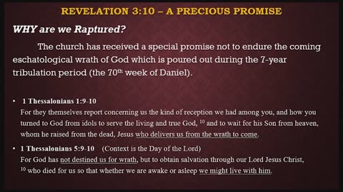 Our Rapture Promise From Jesus | Revelation 3:10 | Mondo Gonzales