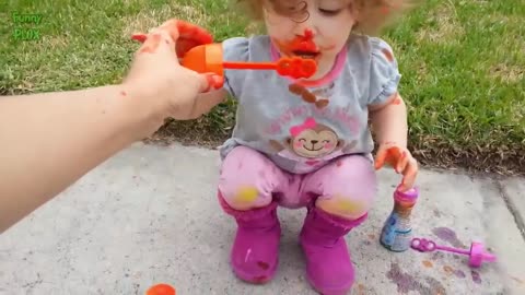 Cute Babies Blowing Bubbles Compilation