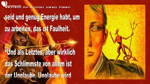 Euer Unglaube ist das Schlimmste & Es ist die Lieblingswaffe der Teufel ❤️ Liebesbrief von Jesus