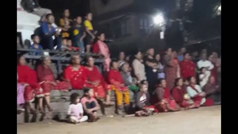 Festival dance- bhaktapur, nepal