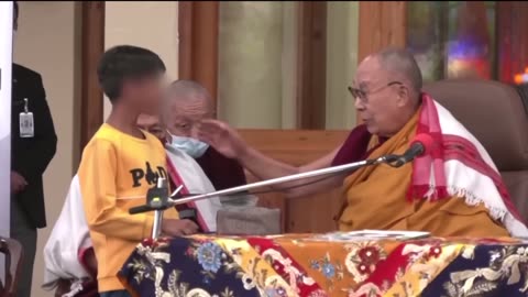 Dalai Lama asked young boy to suck his tongue These people are sick 🤬