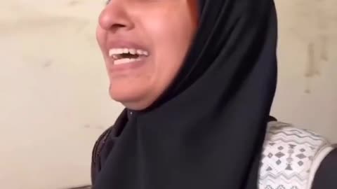 Woman in shock after Israeli bombing