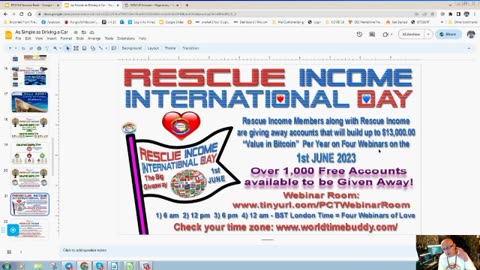 Rescue Income a Real Honest Home based Business Presentation 21st June 2023