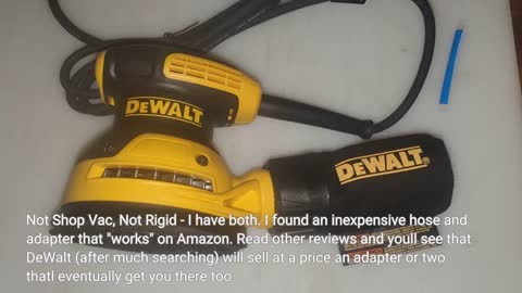 DEWALT Random Orbit Sander 5-Inch (DWE6421)-Overview