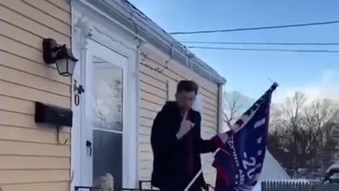 City Told Guy To Remove DT Flag From His Home