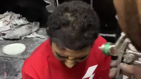 Using Automotive Paint and Material to Fix Receding Hairline