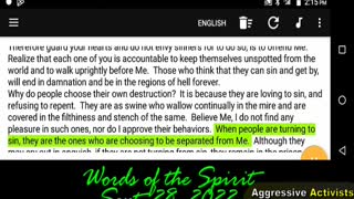 DO NOT ENVY SINNERS_Words of the Spirit-Sept 28 2022