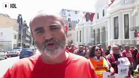 WATCH: South African Post Office (SAPO) Protest in Cape Town