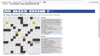 NY Times Crossword 10 Aug 23, Thursday - Part 2