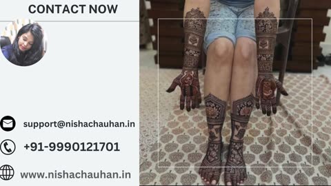 Best Mehndi artist in Delhi NCR-Nisha Chauhan Mehndi Artist