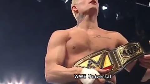 Cody Rhodes: WWE's Undisputed Champion"