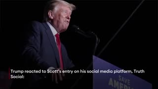 BREAKING NEWS- MR. TRUMP REACTS TO TIM SCOTT JOINING 2024 PRESIDENTIAL FRAY!