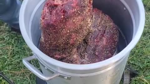 Deep fried prime rib!