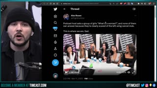 Women REFUSE To Answer What Is A Woman Get CONFUSED On Whatever Podcast, CRINGE Women SCARED Of Left