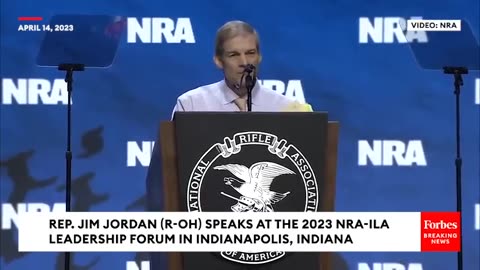 JUST IN- Jim Jordan Rattles Off List Of 'Crazy' Left-Wing Policies, Shreds Dems In Fiery NRA Speech