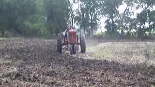 Massey Harris plowing