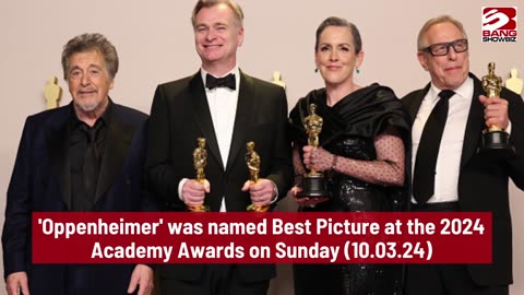 'Oppenheimer' Wins Best Picture at 2024 Academy Awards.