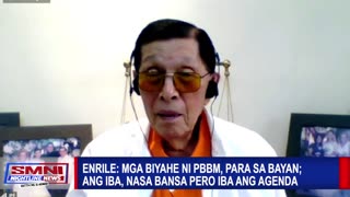 Enrile: Mga biyahe ni PBBM, para sa bayan; ang iba, nasa bansa pero iba ang agenda