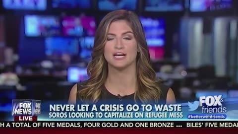 Kaitlin Collins calling George Soros a “foreign-born” lib who wants to “replace”