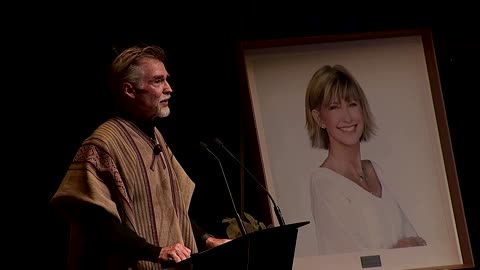 Friends and family bid farewell to Olivia Newton-John