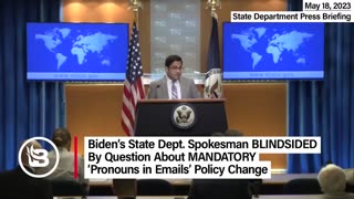 'PRONOUNS IN EMAILS' QUESTION LEAVES BIDEN SPOKESMAN SPEECHLESS!