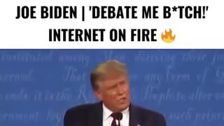 TRUMP DROPS 5 SECOND VIDEO MESSAGE DIRECTLY TO JOE BIDEN | 'DEBATE ME B*TCH!' INTERNET ON FIRE 🔥