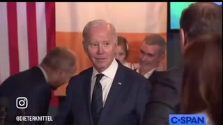 Biden has the lost Expression on his face