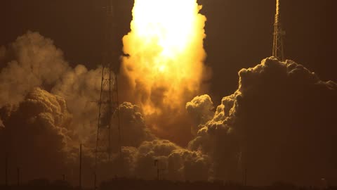 Slow Motion Liftoff of NASA's Artemis I Moon Rocket