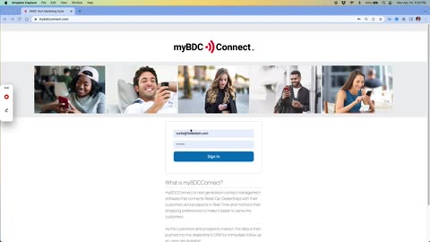 myBDCConnect Login