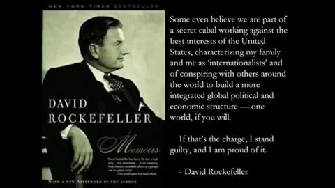 DAVID ROCKERFELLER - THE MAN WHO SOLD AMERICA ☠️