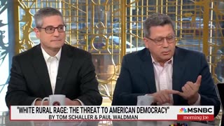 MSNBC says white rural voters are a threat to democracy