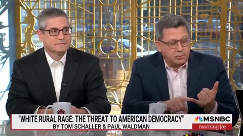 MSNBC says white rural voters are a threat to democracy