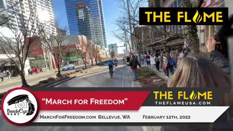 March for Freedom, Bellevue WA, February 12th, 2022