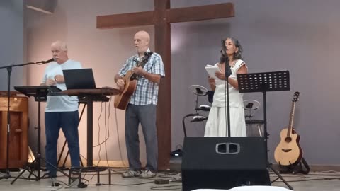 "By our love," sung by Marisol and Danny at the Calvary Center Church in Santiago, Yucatán