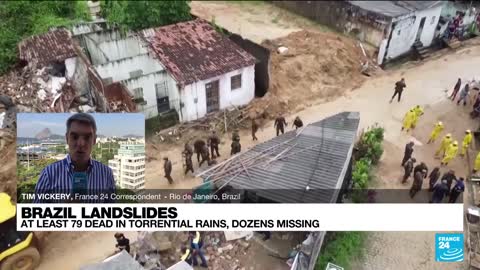 Brazil : Death toll mounts from downpours as search continues • FRANCE 24 English