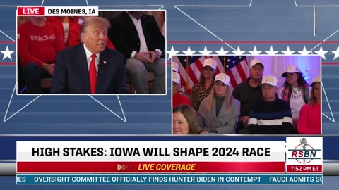 LIVE: Donald Trump Holding Virtual Rally Ahead of Iowa Caucus...