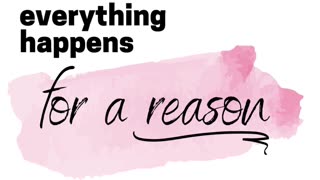 Everything Happens For a Reason! Wall Art / Print and Phone Wallpaper Instant Download ❤️