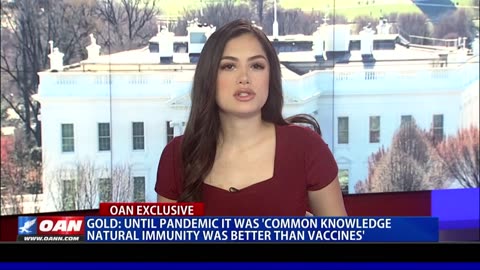 Gold: Until pandemic it was 'common knowledge natural immunity was better than vaccines'