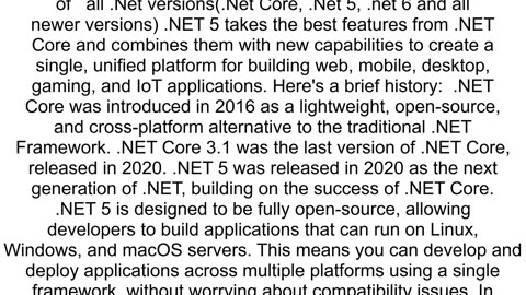 Net5 vs Net Core 3 Which one should I choose as a target