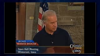Biden 2008 says Border Security is His Number 1 Concern