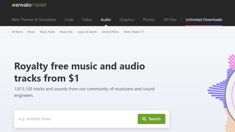 Envato Market (Audiojungle) Venda Musica , Artes, Fontes!