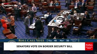 BREAKING NEWS: Bipartisan Border Bill With Foreign Aid Supplemental Fails In Senate.