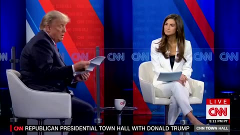 Trump is destroying Kaitlan Collins on this CNNTownhall