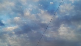 Barcelona sky footage 12/4/21