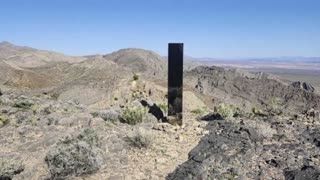 Another Monolith Pops Up In Nevada desert, Out Side Of Las Vegas