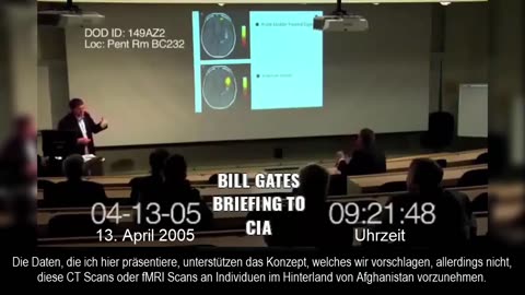 Psychopath Bill Gates Briefs CIA on Genetic Bioweapons